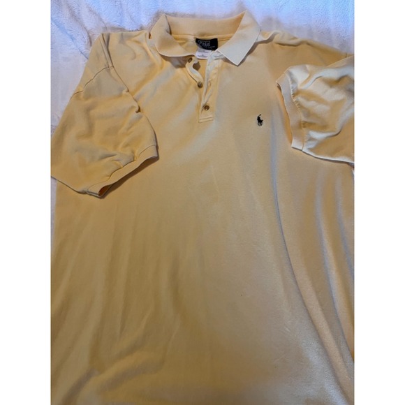 Polo Ralph Lauren Other - Polo Ralph‎ Lauren Yellow  XL Black Pony